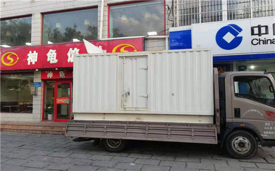 南宁出租发电机施工案例